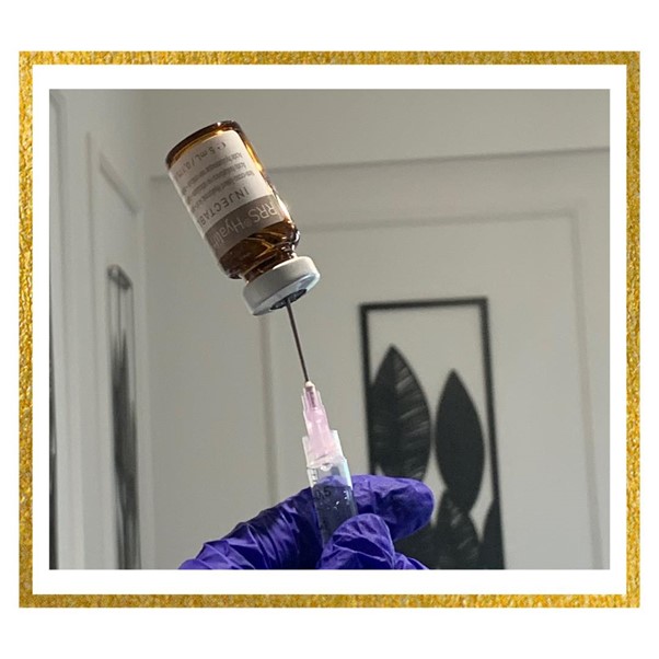 Filling syringe