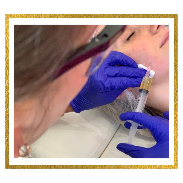 Injecting patient